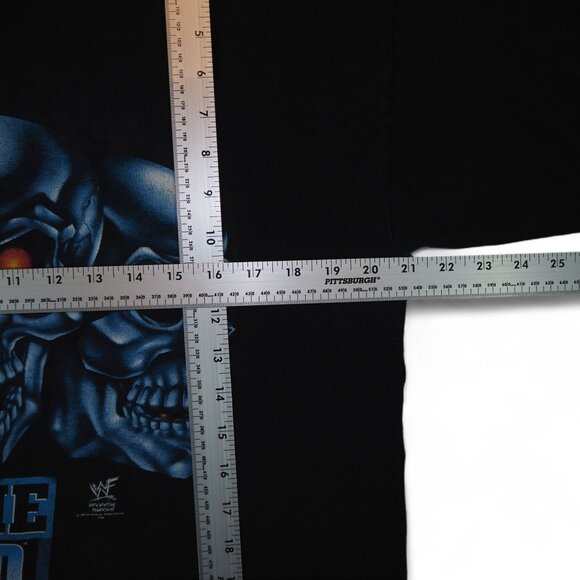 WWE VTG 1998 Stone Cold Steve Austin "Bad to the Bonz" Wrestling T-Shirt Men's L - Picture 9 of 10